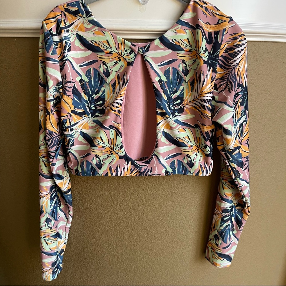 PHAX Cropped Long Sleeve Rashguard Large - Picture 8 of 11